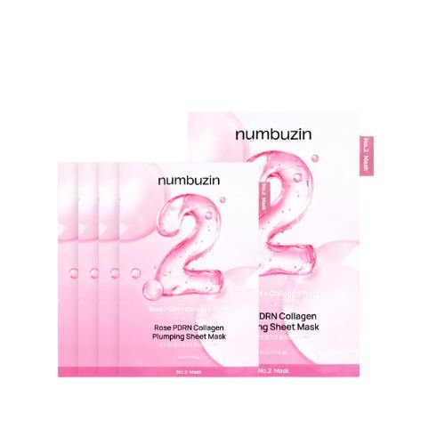 No.2 Rose PDRN Collagen Plumping Sheet Mask