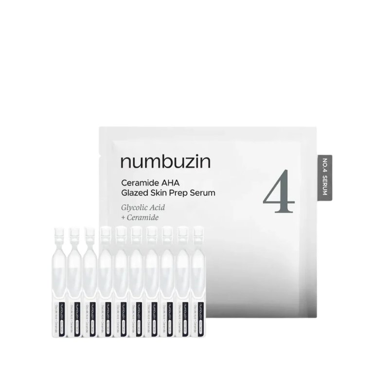 No.4 Ceramide AHA Glazed Skin Prep Serum - x 10