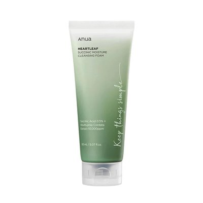 Heartleaf Succinic Moisture Cleansing Foam